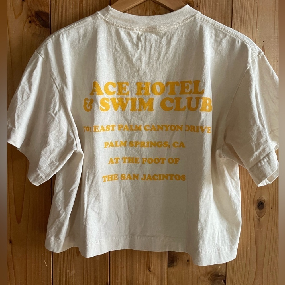 Ace Hotel + Swim Club Palm Springs Crop T-Shirt Unisex Everybody. World